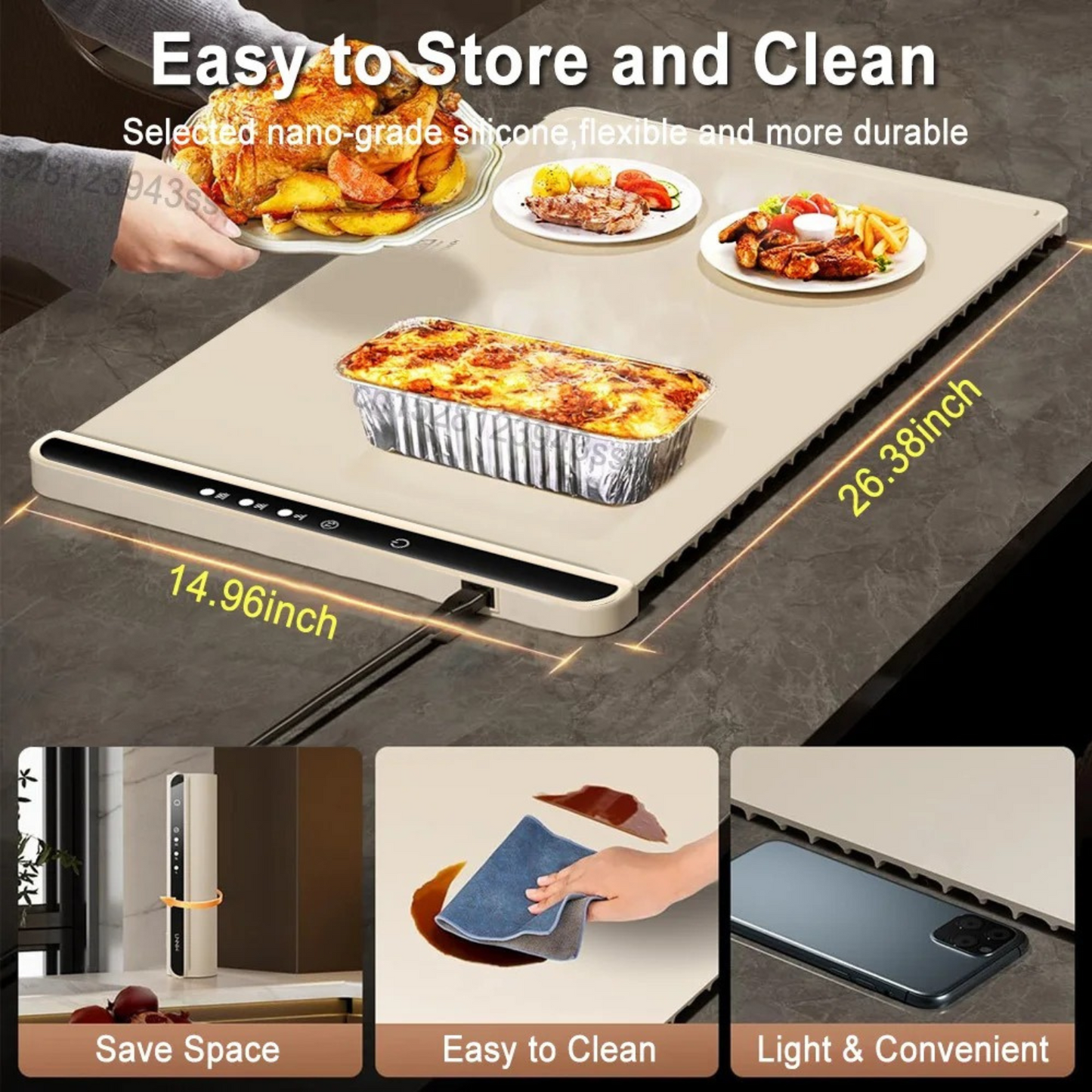 Electric Food Warmer Tray