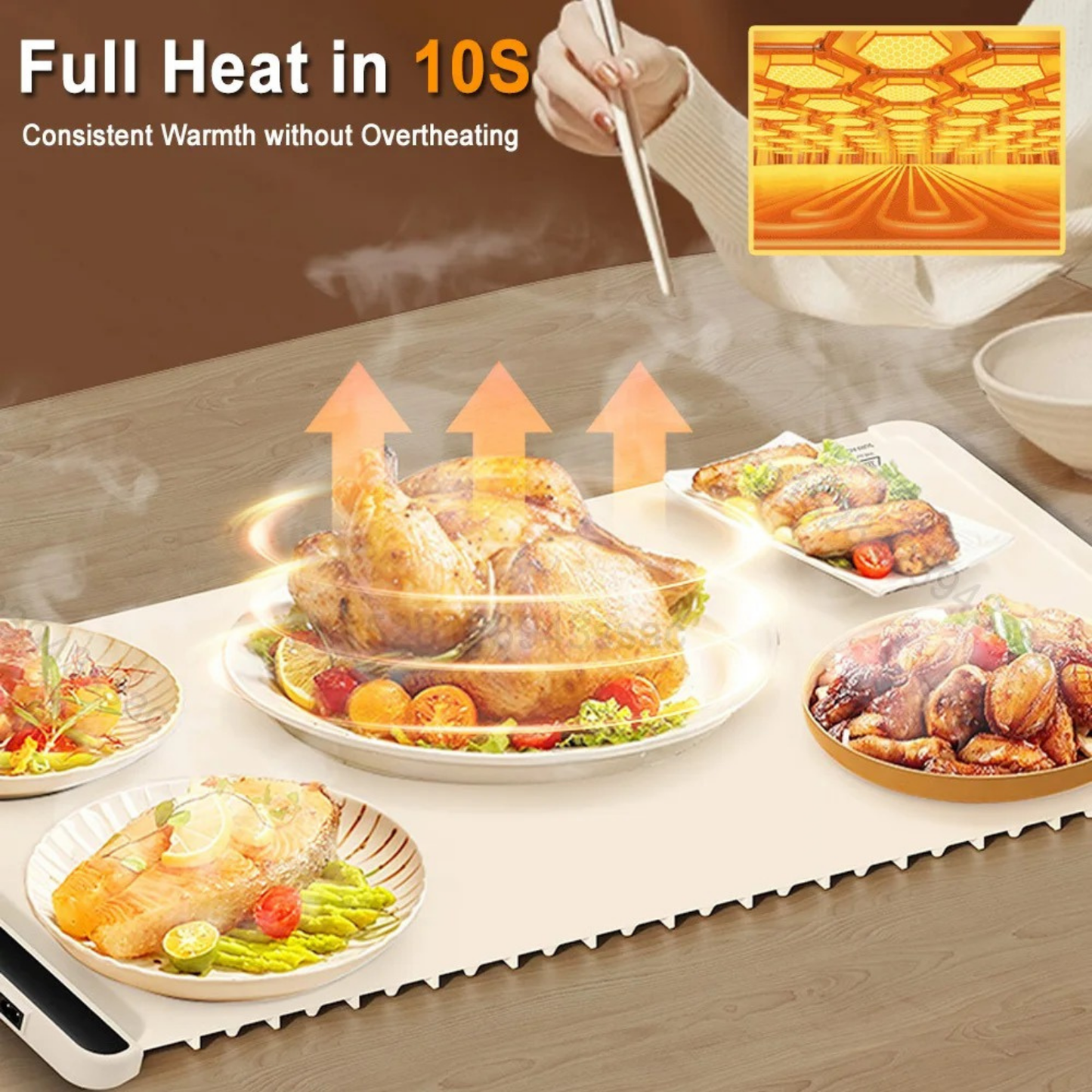 Electric Food Warmer Tray