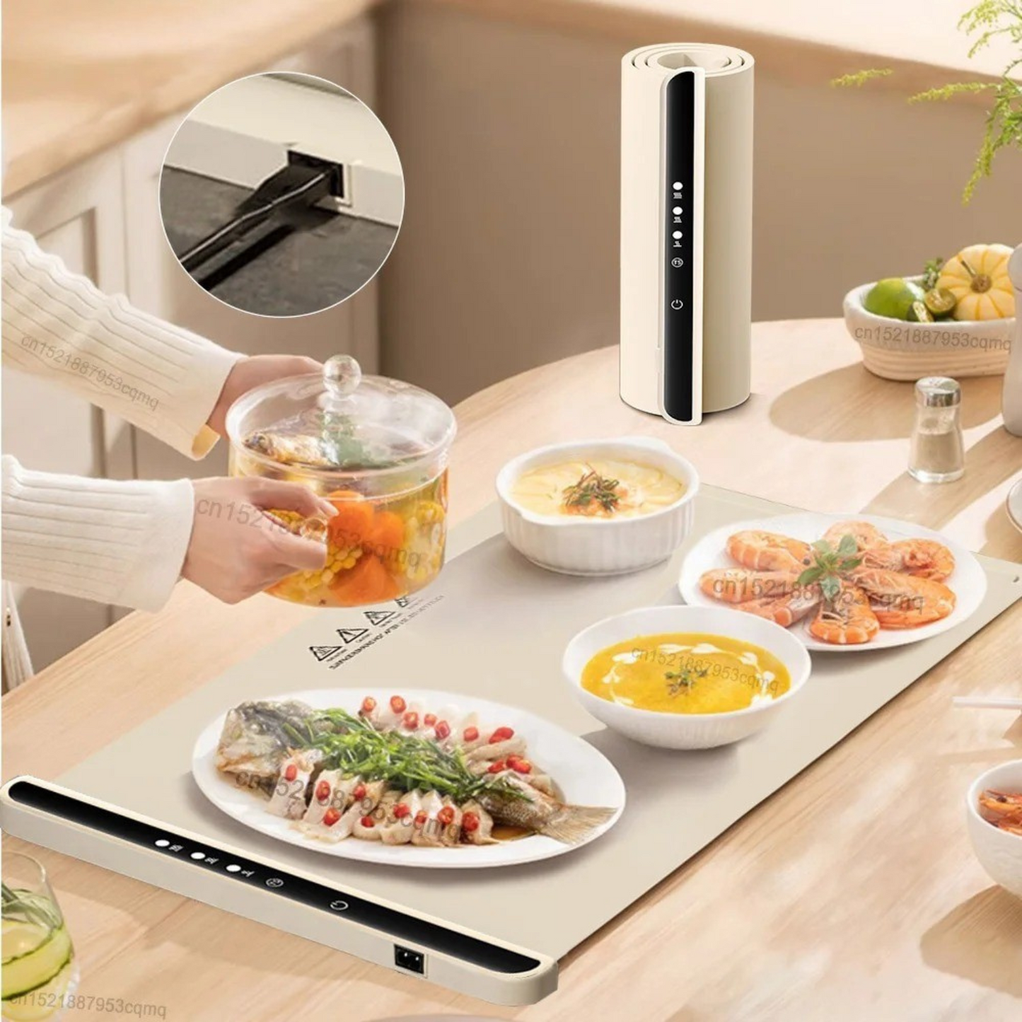 Electric Food Warmer Tray
